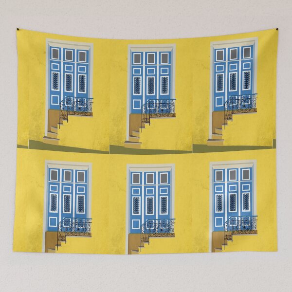Item preview, Blue Door Yellow Wall designed and sold by jenbucheli.