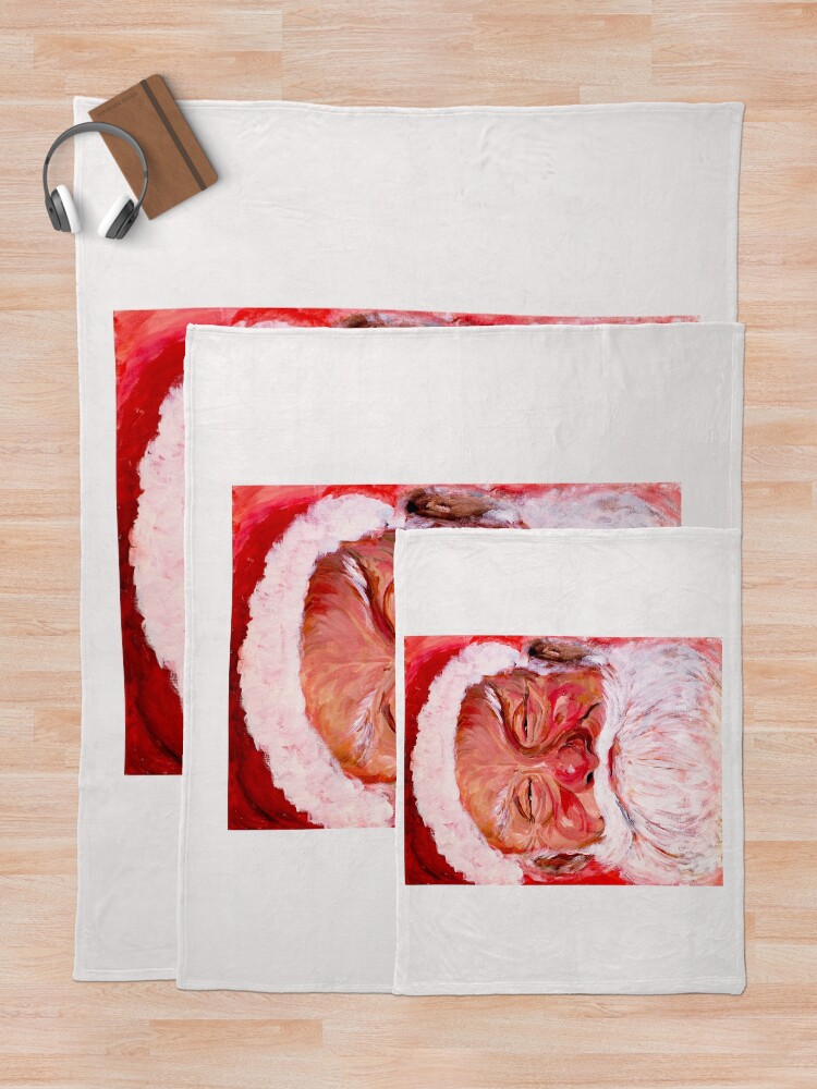 Alternate view of Santa Claus Throw Blanket
