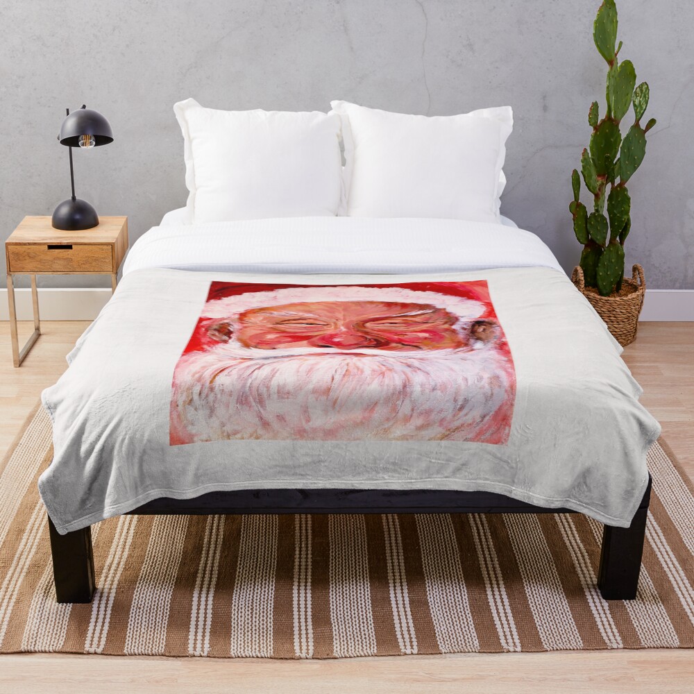 Santa Claus Throw Blanket