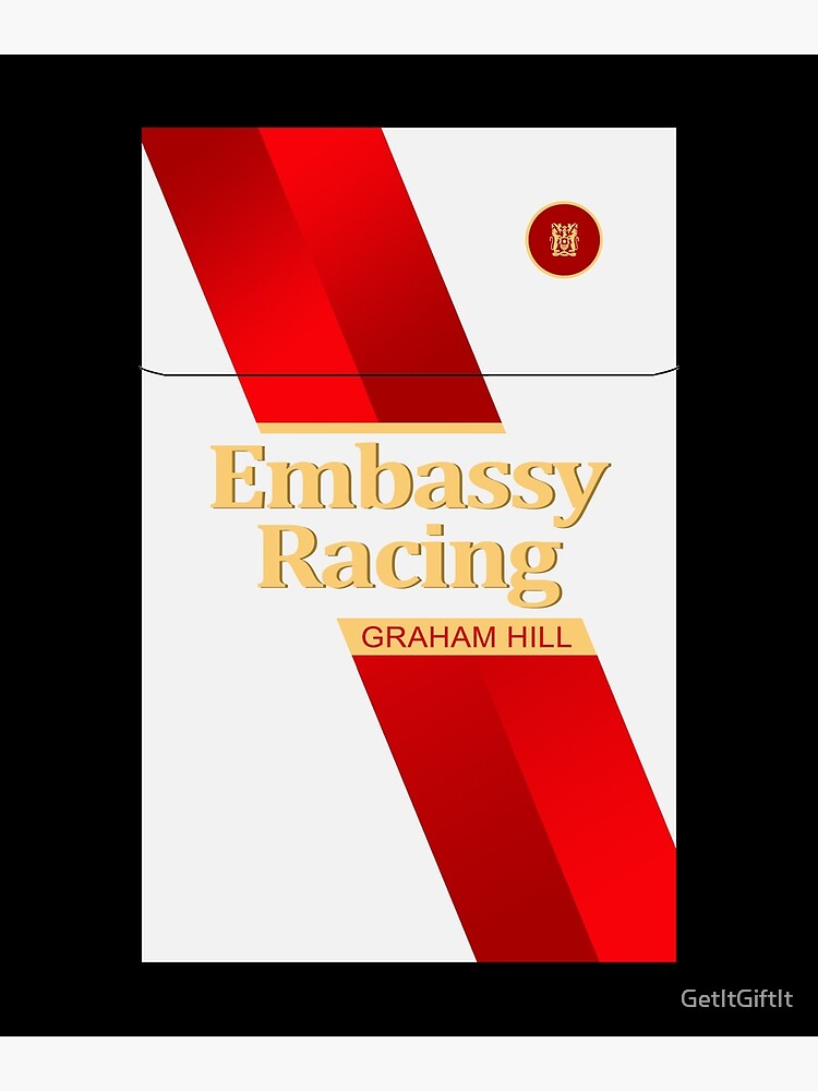 embassy cigarette cards Embassy Racing Graham Hill F1 Cigarette Packet Greeting Card