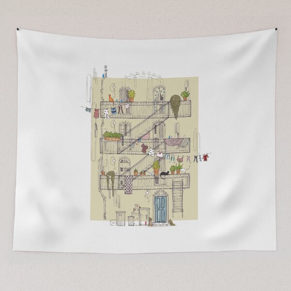Item preview, fire escape designed and sold by Jessica Gadra.