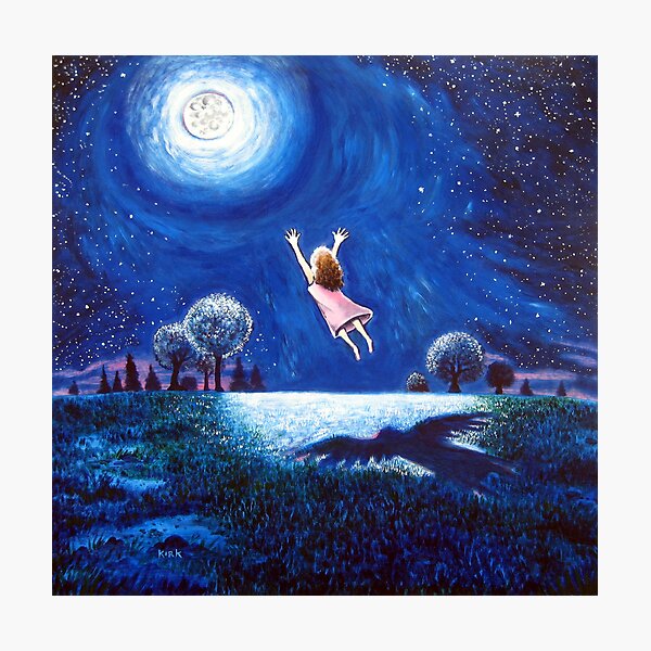 'Big Moon Hug' Photographic Print