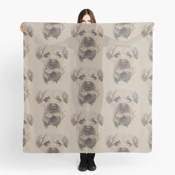 Item preview, Border Terrier Portrait in Graphite designed and sold by BarbBarcikKeith.