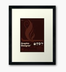 Graphic Designer Framed Print