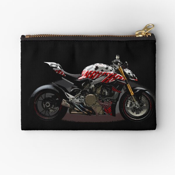 Ducati Streetfighter Prototype Pikes Peak International Hill Climb Zipper Pouch