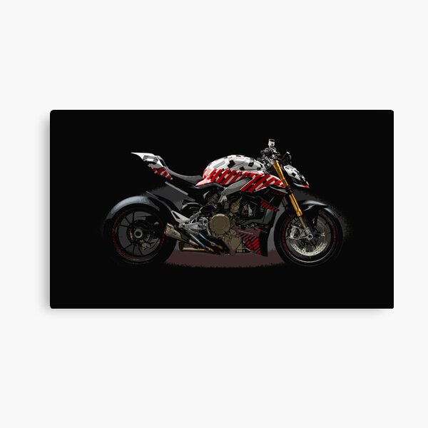 Ducati Streetfighter Prototype Pikes Peak International Hill Climb Canvas Print