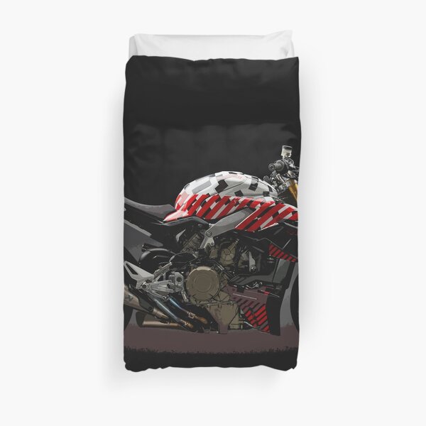 Ducati Streetfighter Prototype Pikes Peak International Hill Climb Duvet Cover