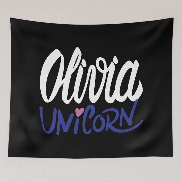 Item preview, Olivia Unicorn My Name is Olivia!  designed and sold by ProjectX23.