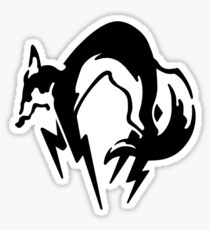 Metal Gear Solid - Fox (Black) Sticker