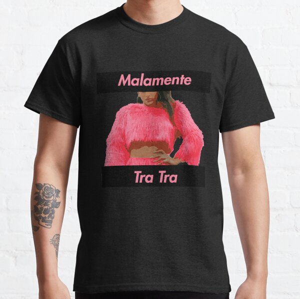 Rosalia Malamente Pink Lettering Camiseta clásica