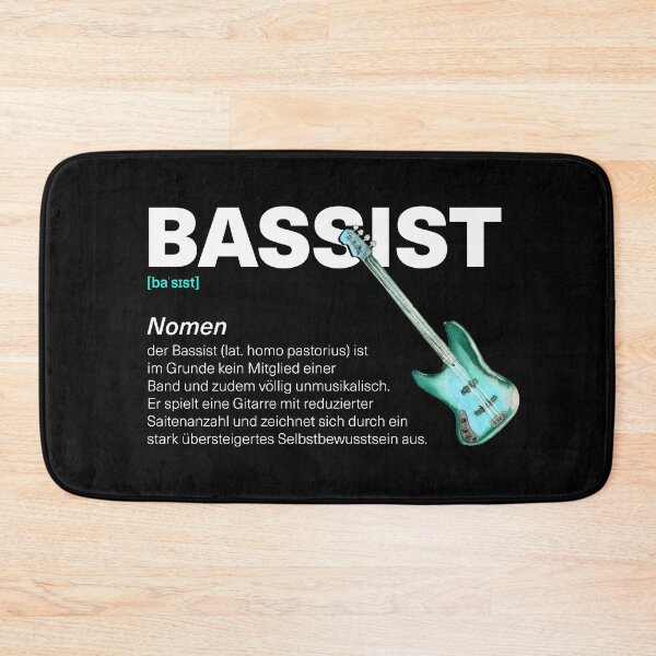 Artikelvorschau, Der Bassist - Lustige Definition entworfen und verkauft von RAWWR.