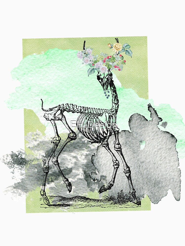 Flowery deer skeleton von EH-Design