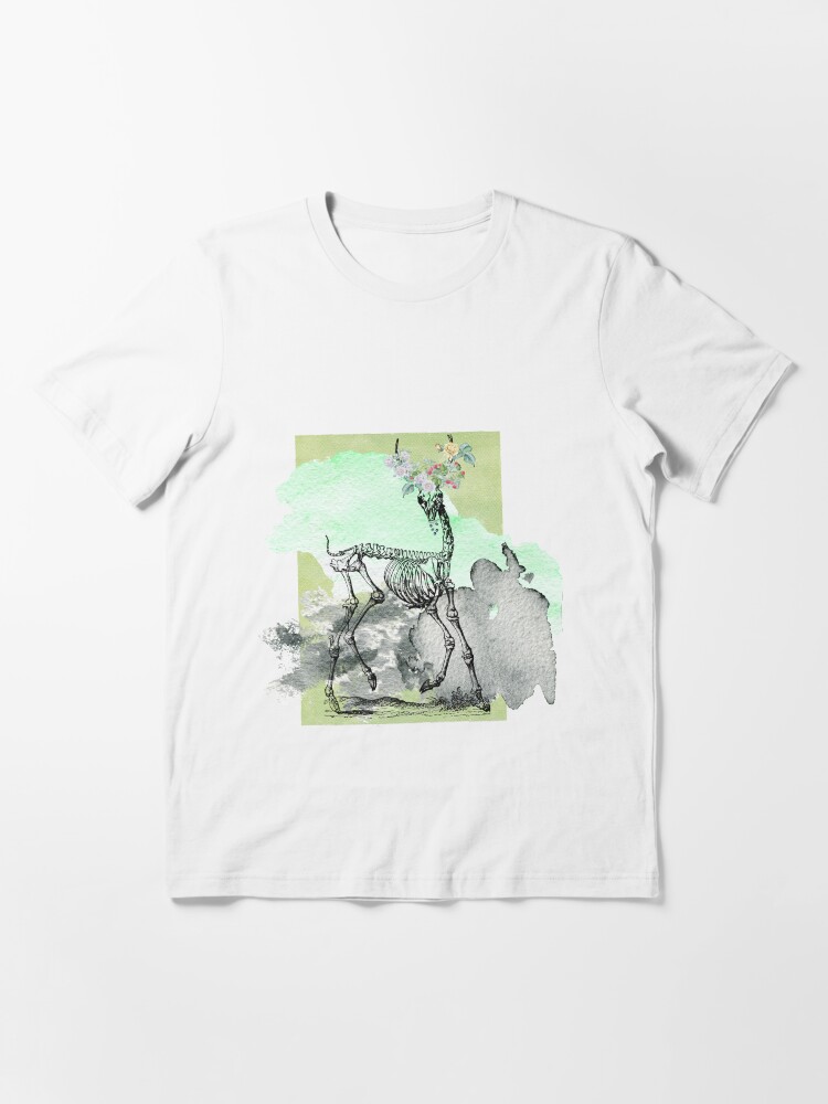 Alternative Ansicht von Flowery deer skeleton Essential T-Shirt