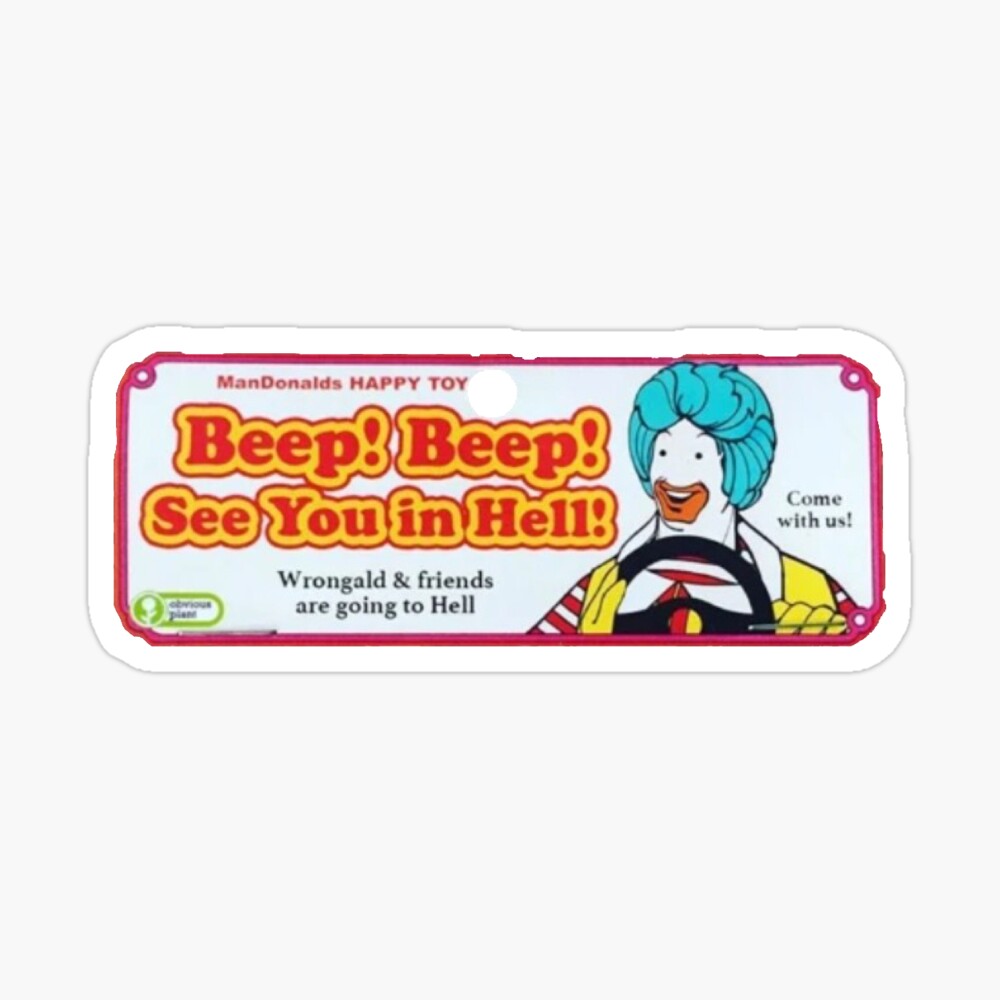 Beep Beep See You In Hell Iphone Case By Rebeccaxlewis Redbubble