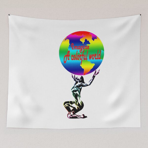 Item preview, Imagine A Colorful World designed and sold by PrintYourOwn.