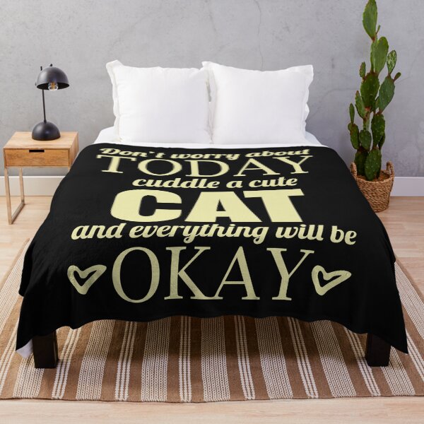 Item preview, Don't Worry About Today Cuddle a Cute Cat Lover T-Shirt designed and sold by findgreatshirts.