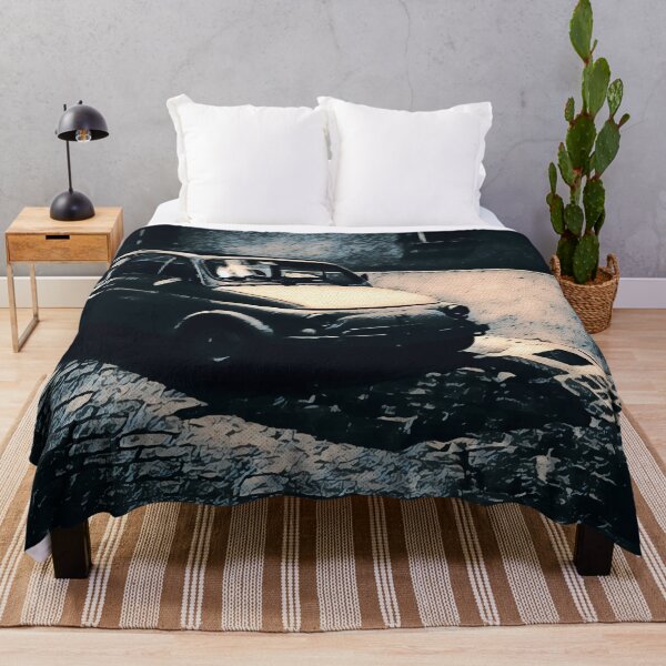 Item preview, A classic Fiat 500 car on a cobbled Italian street at night designed and sold by Retro Futurist.