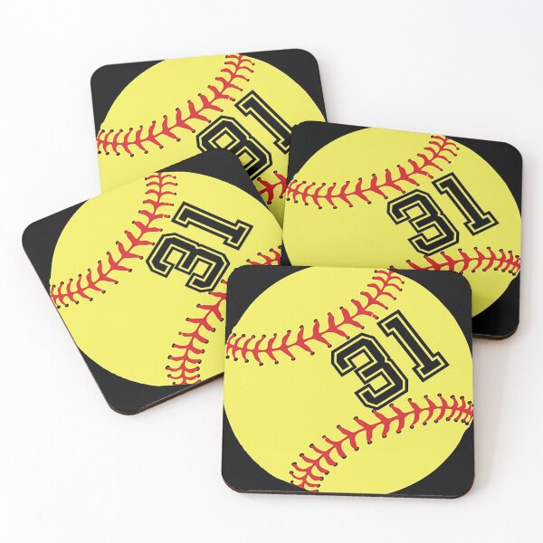 Item preview, Softball Player Jersey No 31 Back Number #31 Ball Sport Sticker Gift designed and sold by theshirtinator.