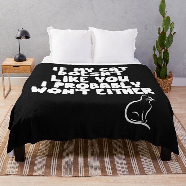 Item preview, If My Cat Doesn't Like You I Probably Won't Either T-Shirt designed and sold by findgreatshirts.
