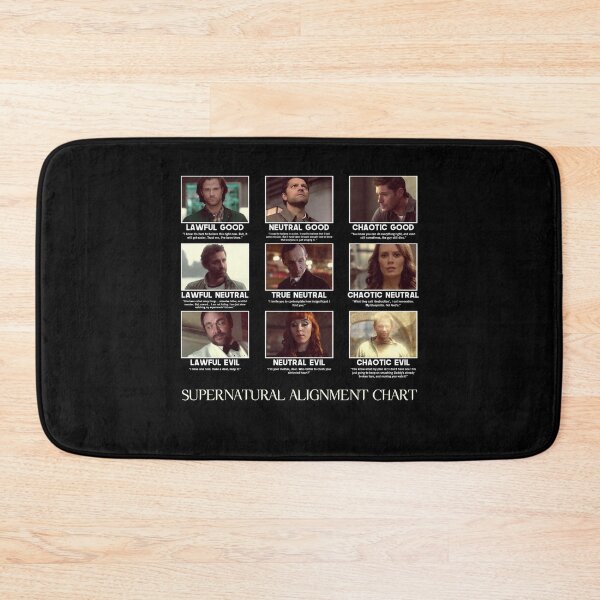 Item preview, Supernatural Alignment Chart designed and sold by violue.