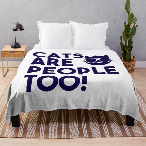 Item preview, Cats Are People Too! Pet Lover Humor T-Shirt designed and sold by findgreatshirts.