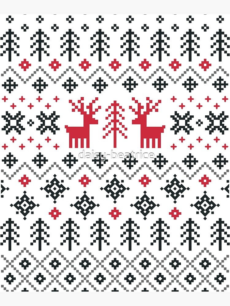 Holiday Sweater Pattern by daisy-beatrice