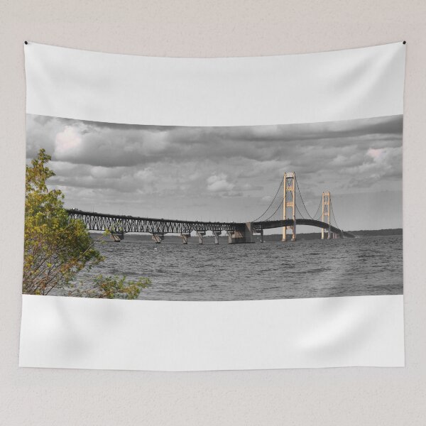 Item preview, Historic Mackinaw bridge in Michigan designed and sold by snehit.