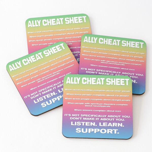 Item preview, Ally Cheat Sheet designed and sold by violue.