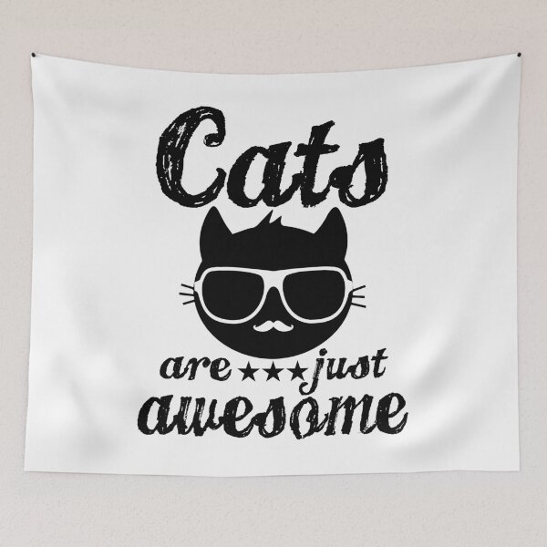 Item preview, Cats Are Just Awesome Inspirational Pet Lover Humor T-Shirt designed and sold by findgreatshirts.