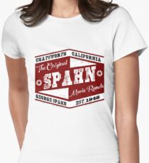 Original Spahn Movie Ranch Design Manson Family Women's Fitted T-Shirt