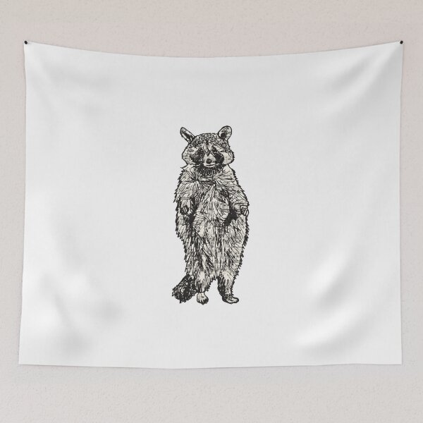 Item preview, Musical Raccoon  designed and sold by LitArtByGina.
