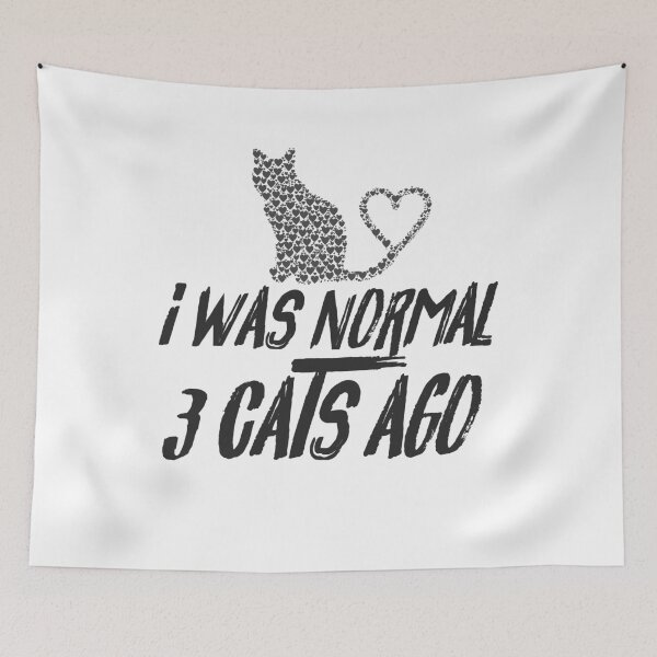 Item preview, I Was Normal 3 Cats Ago Pet Lover Humor T-Shirt designed and sold by findgreatshirts.