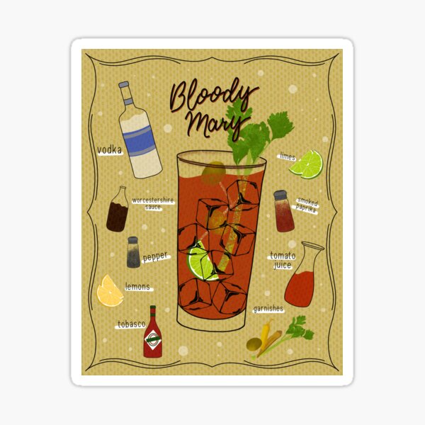 Bloody Mary Sticker