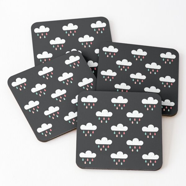 Item preview, Rain Clouds and Raindrops on Charcoal designed and sold by Daisy Beatrice.
