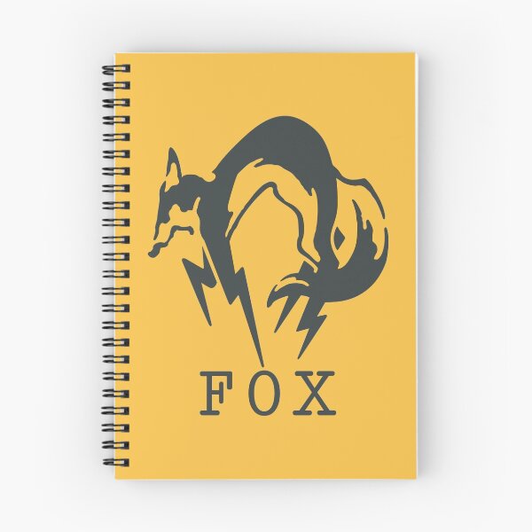 Artikelvorschau, Metal Gear Solid - FOX (Schwarz + Text, alt) entworfen und verkauft von crimzind.