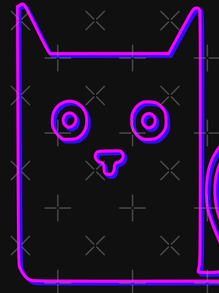 Neon Cat by EmblemThreads