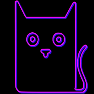 Vorschaubild zum Design Neon Cat von EmblemThreads