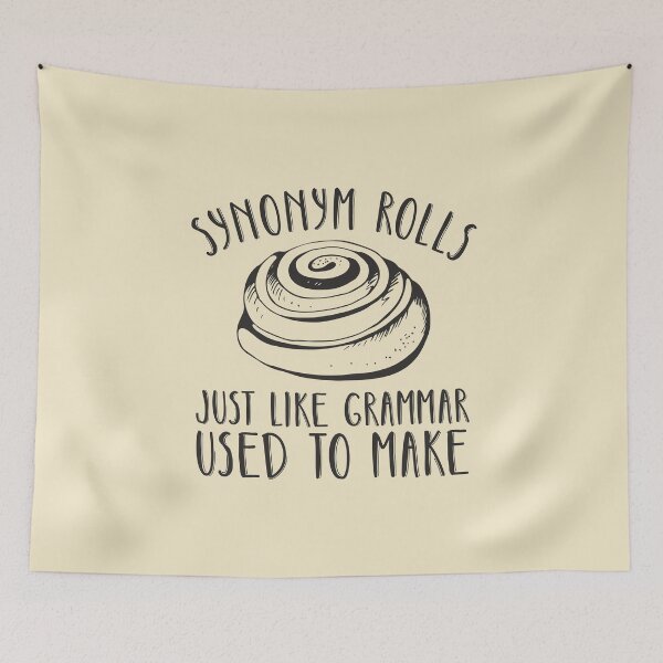 Item preview, Copy of Synonym rolls English grammar joke saying for learning with fun designed and sold by alenaz.