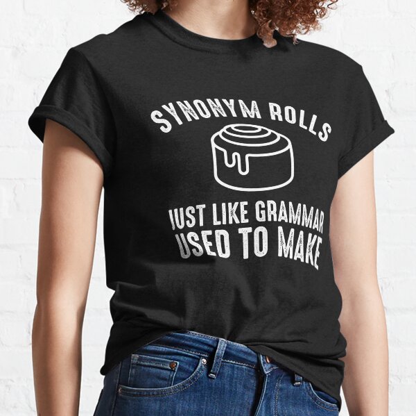 Vista previa del artículo con la obra «Sinónimo rol gramática inglesa policía humor diciendo», diseñado y vendido por alenaz.