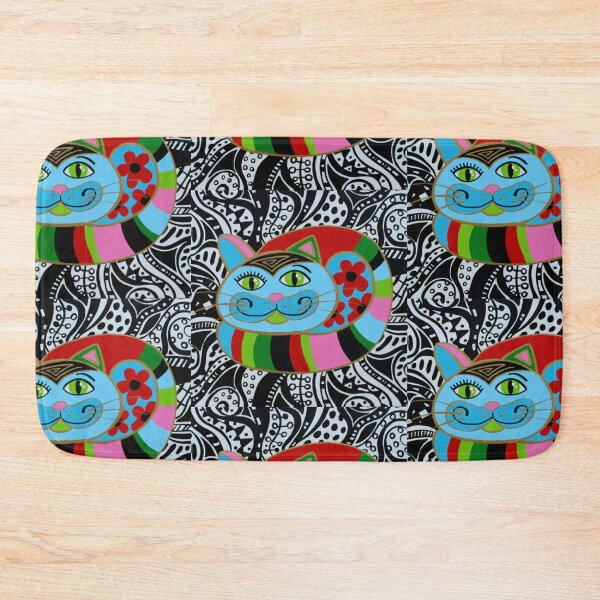 Item preview, Colorful cat designed and sold by Mirjam Griffioen.