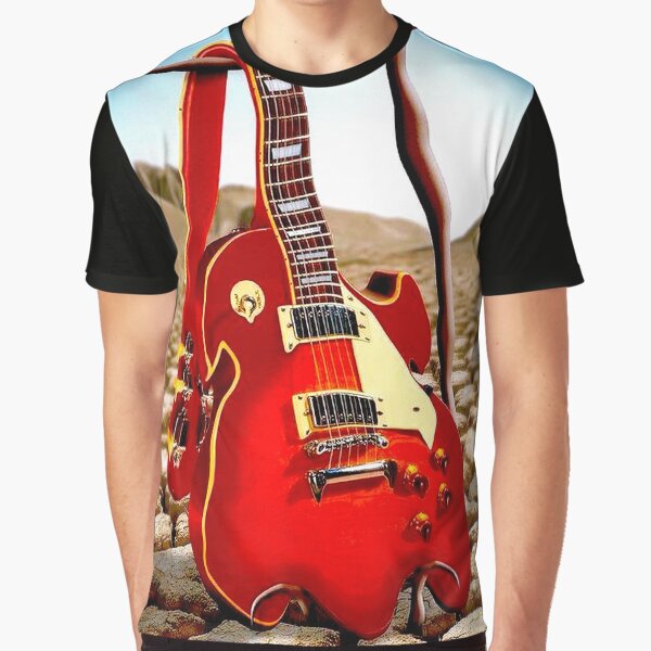 Aperçu de l'œuvre GUITARE FONDUE : Imprimé Désert Abstrait Vintage créée et vendue par posterbobs.