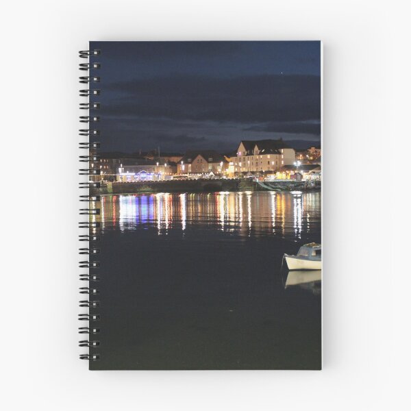 Item preview, Oban Harbour at night designed and sold by albacrafts.