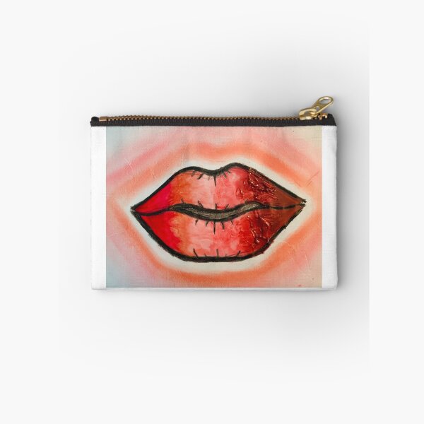 Item preview, Lips drawn with lipstick and blush  designed and sold by stephip26.