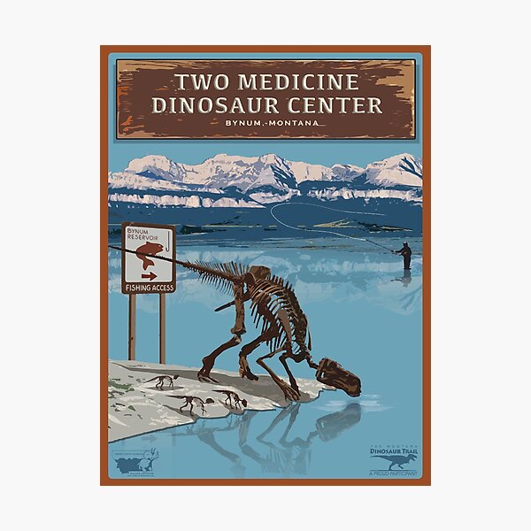 Artikel-Vorschau von Zwei Medizin-Dinosaurier-Mitte, designt und verkauft von MTDinoTrail.