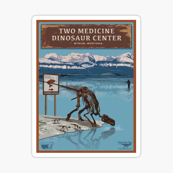 Two Medicine Dinosaur Center Sticker