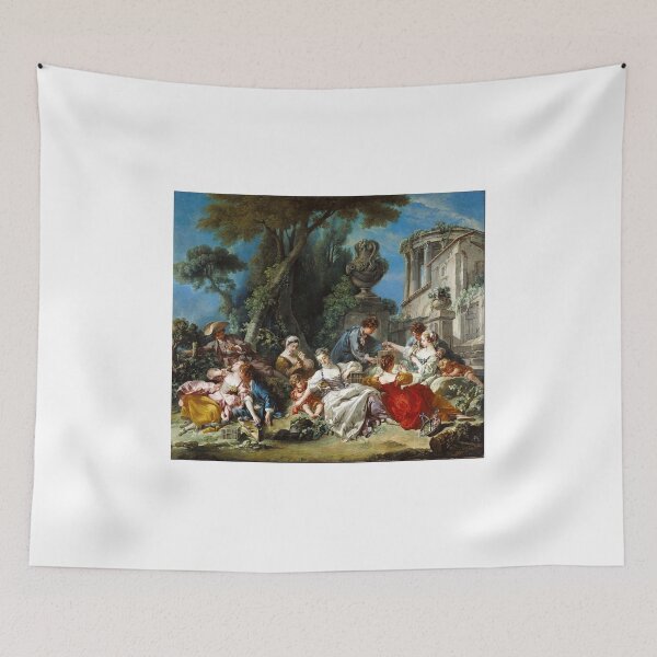Item preview, Francois Boucher - The Bird Catchers designed and sold by vakashop.