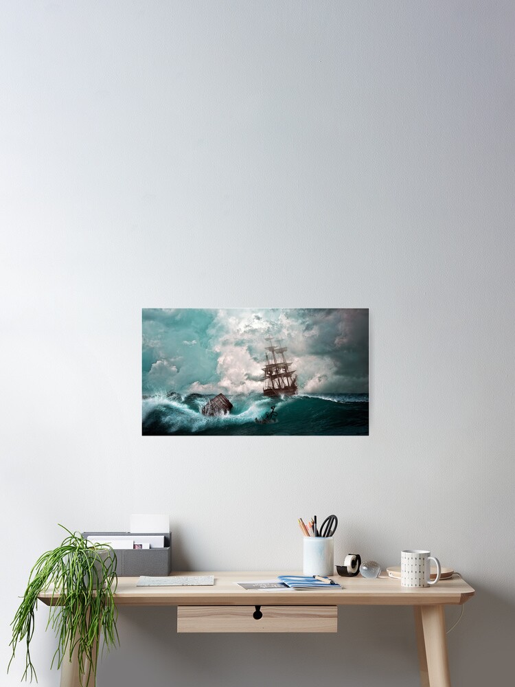 Thumbnail 2 von 3, Poster, Segelschiff designt und verkauft von DesignsAndStuff.