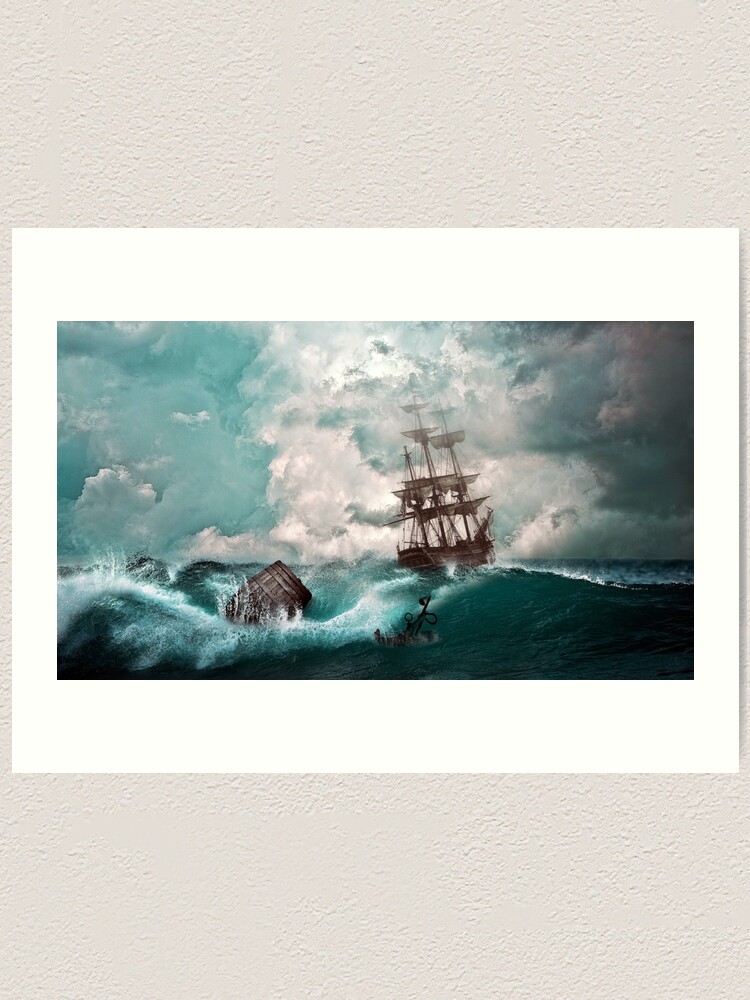 Thumbnail 1 von 3, Kunstdruck, Segelschiff designt und verkauft von DesignsAndStuff.
