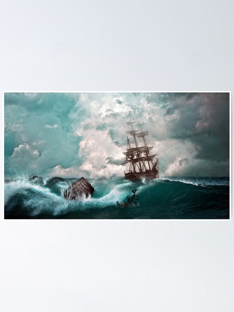 Thumbnail 1 von 3, Poster, Segelschiff designt und verkauft von DesignsAndStuff.