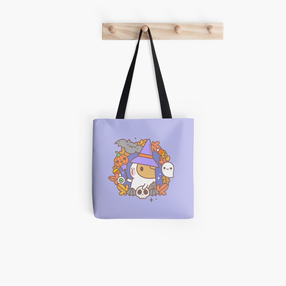 Bubu the Guinea pig, Witchy Wreath Tote Bag